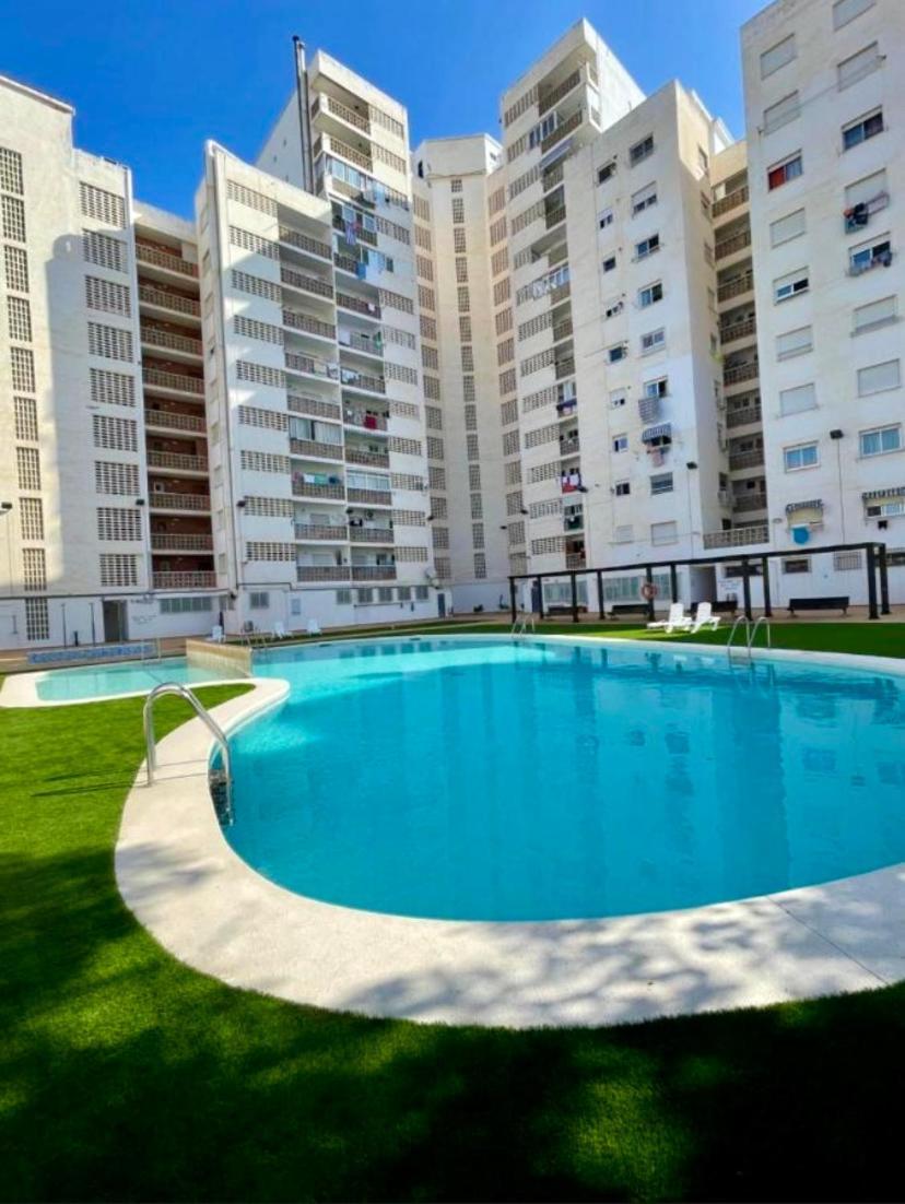 Apartamento Bonaire-primera linea playa Playa de Gandía Exterior foto